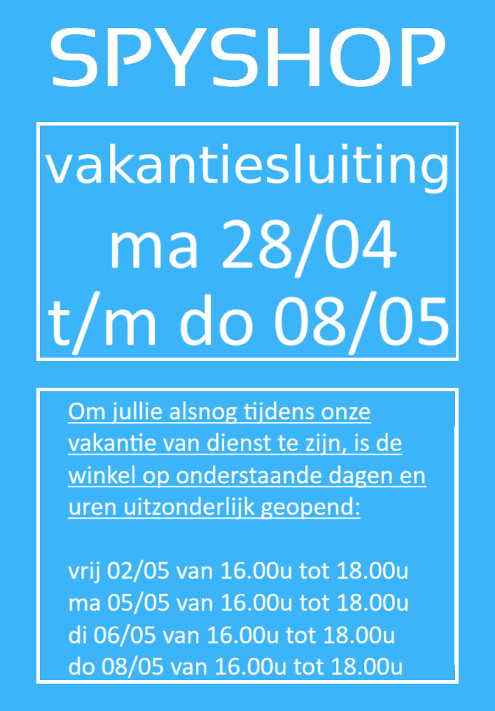 Vakantiesluiting 042025